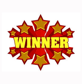 Graphic of text: Winner
